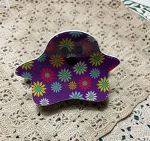 Load image into Gallery viewer, Halloween Cute flower ghost hair claw clip