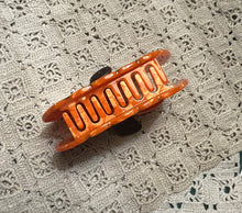 Load image into Gallery viewer, Pumpkin Acetate Claw Clip, Halloween Hair Clip