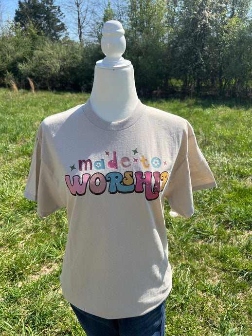 Made to worship t-shirt