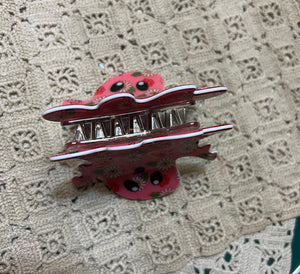 Halloween Cute flower ghost hair claw clip