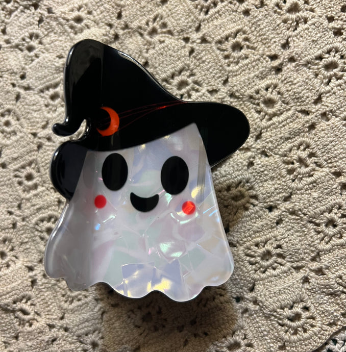 Ghost Claw Clip, Funny Halloween Hair Clip