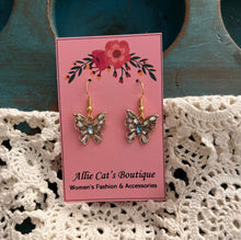 Load image into Gallery viewer, Butterfly earrings